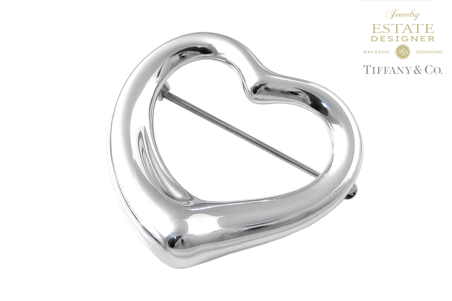 Estate Designer Tiffany & Co. Elsa Peretti Sterling Silver 2