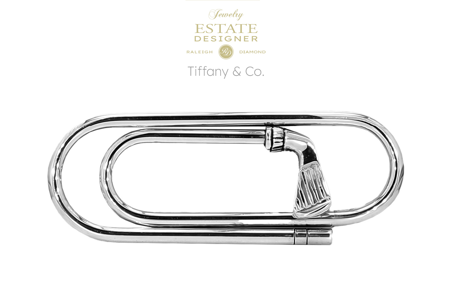 超希少✨TIFFANY Rugby ball money clip SV925