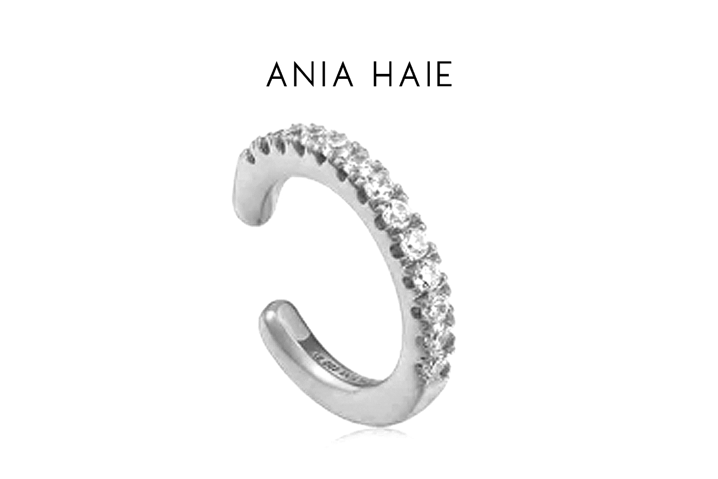 Ania Haie Sterling Silver Yellow Gold Plated Glamour Ear Cuf