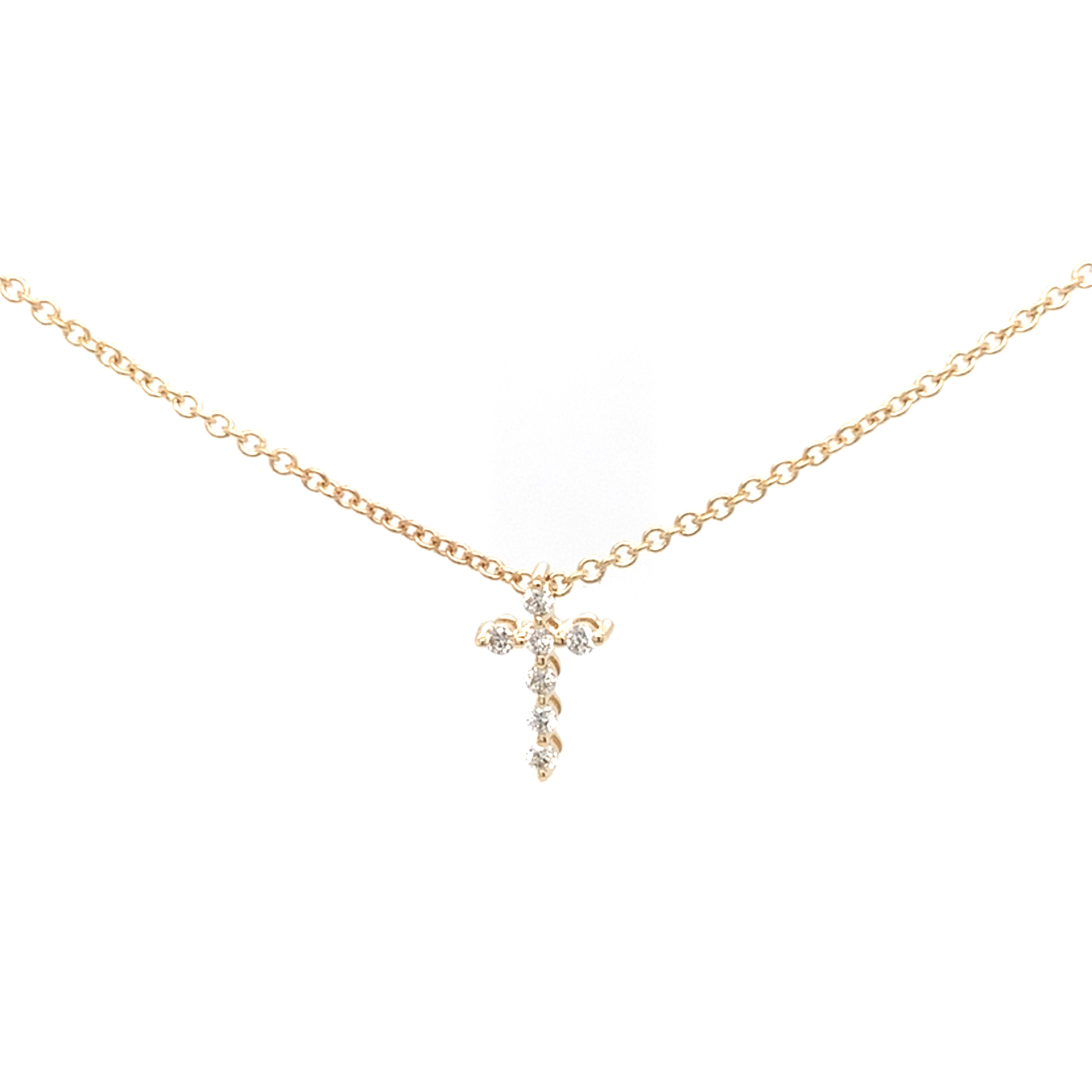 Diamond Cross Pendant in 14kt Gold 001-160-00870 Reed Sons