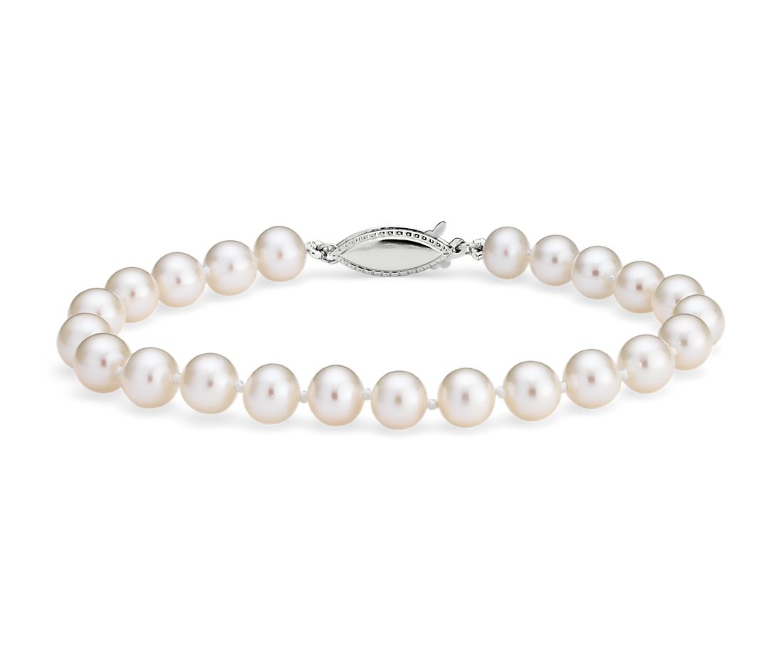 Bracelet 001-330-00315 14KW - Pearl Bracelets | Reflections