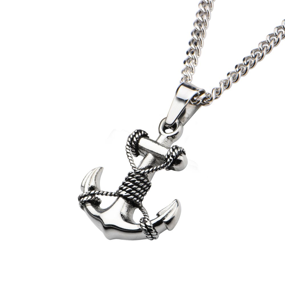 INOX Stainless Necklace 001-497-00481 ST | Reflections In Gold