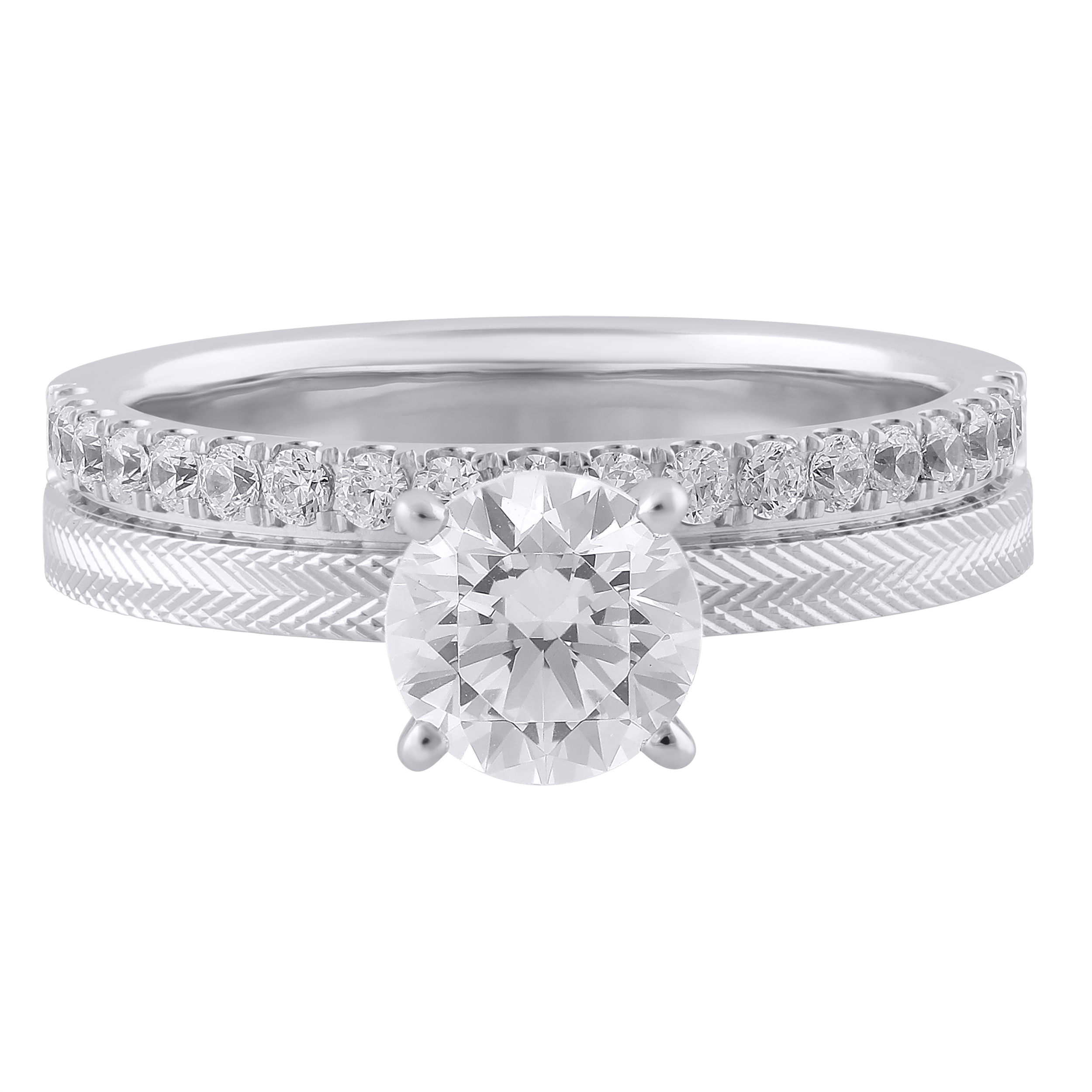指輪・リング Oval Dome Volume Ring #5406 6.01 carat Oval Diamond Cathedral Ring | Lauren B Jewelry