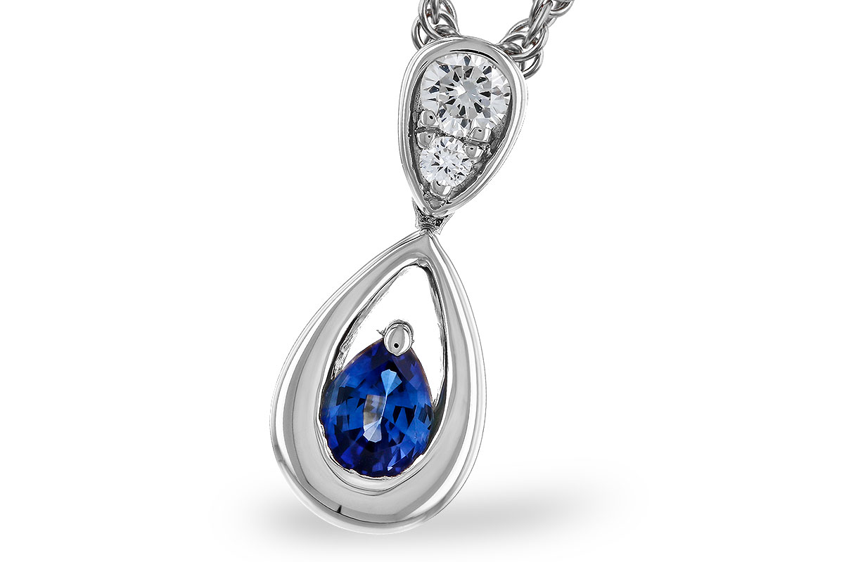 Allison Kaufman 14KW Sapphire Pendant 002-230-2000044 | Root