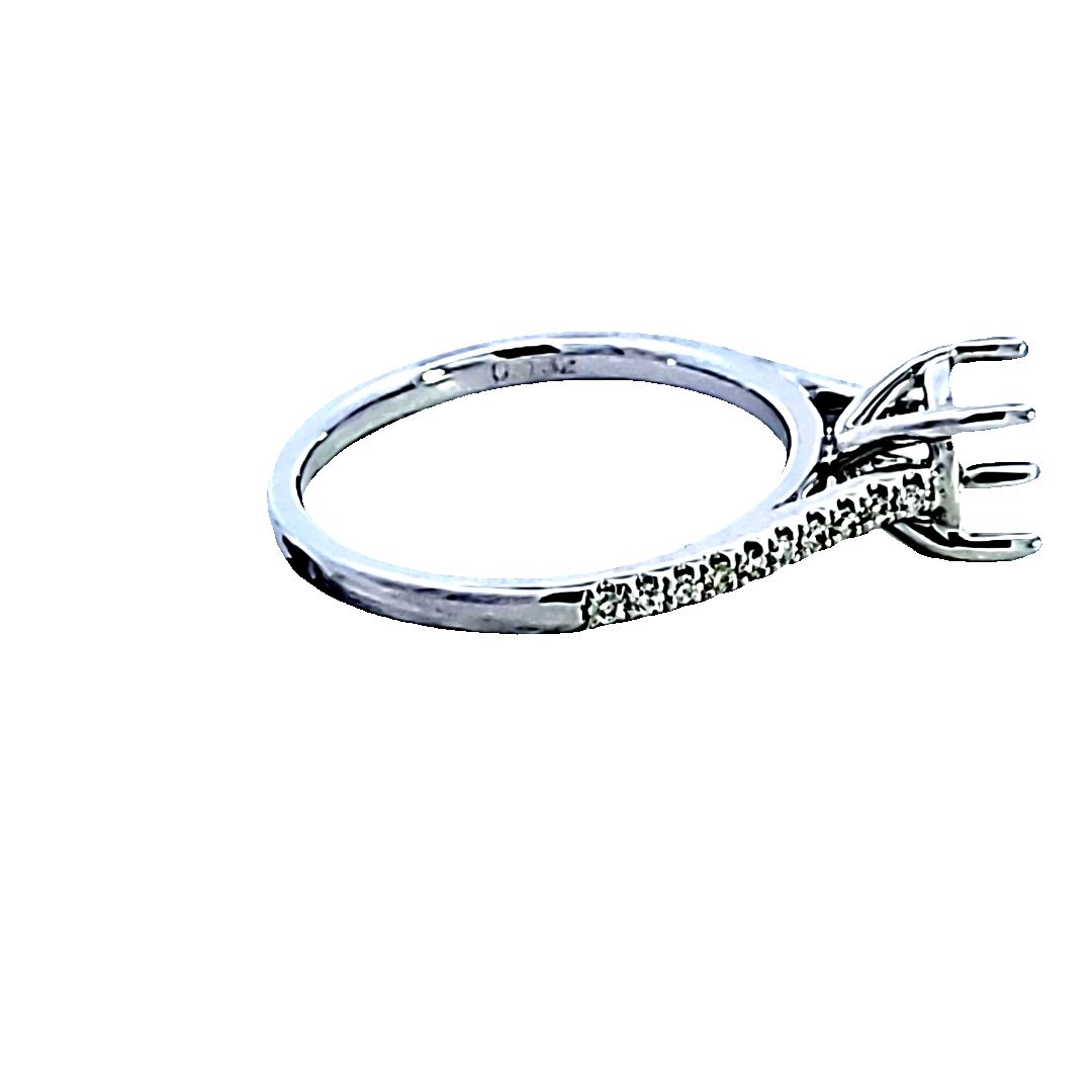 14KW Diamond Semi Mount Engagement Ring 001 140 01615 Ross Elliott