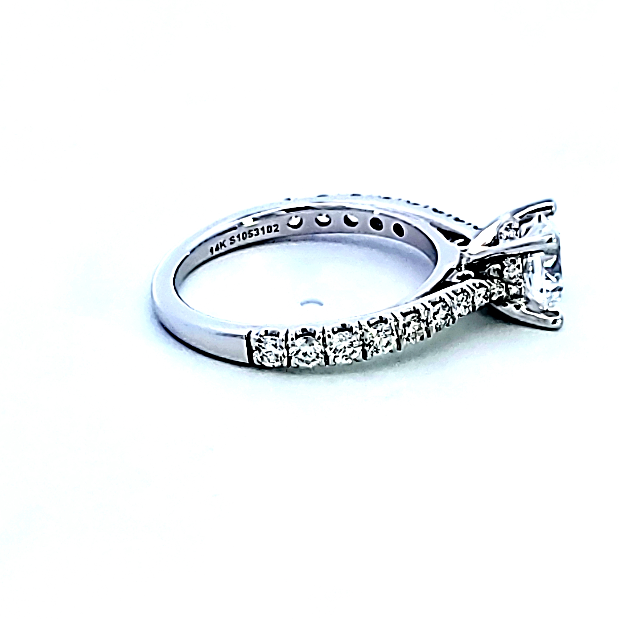 14KW Diamond Semi Mount Engagement Ring 001 140 01909 Ross Elliott