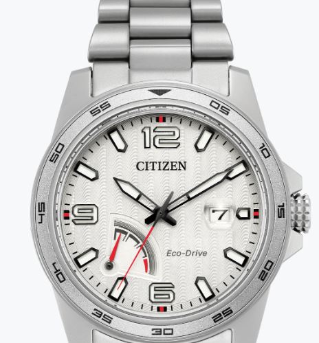Men's White Eco Drive Watch 001-510-01061 | Sam Dial Jewelers