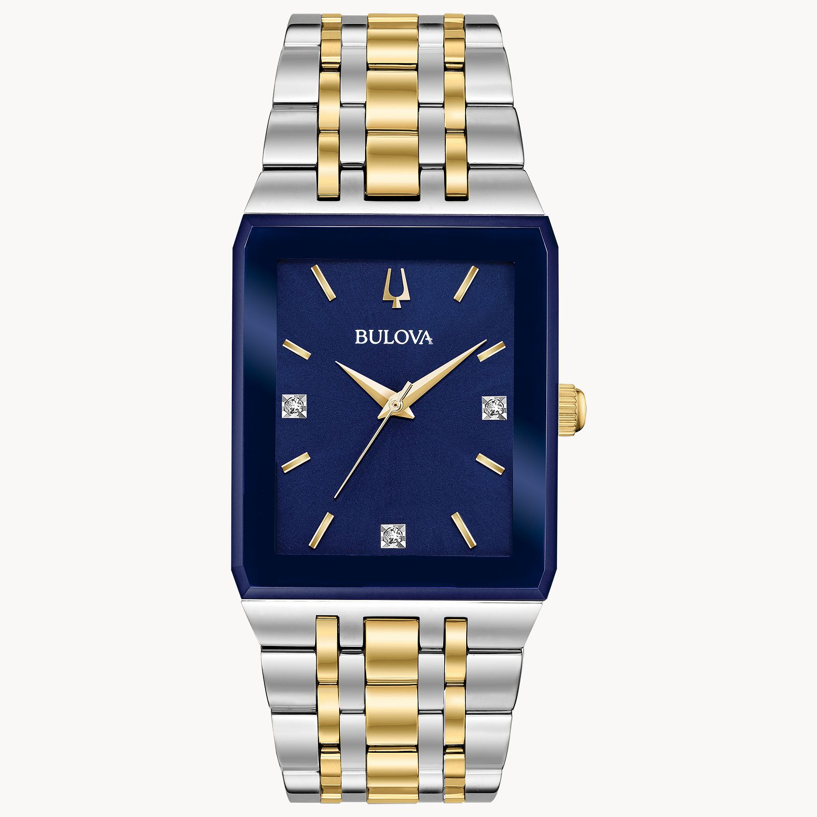 Bulova Men's StS Two-Tone Quartz Watch 001-505-00402 | S&E
