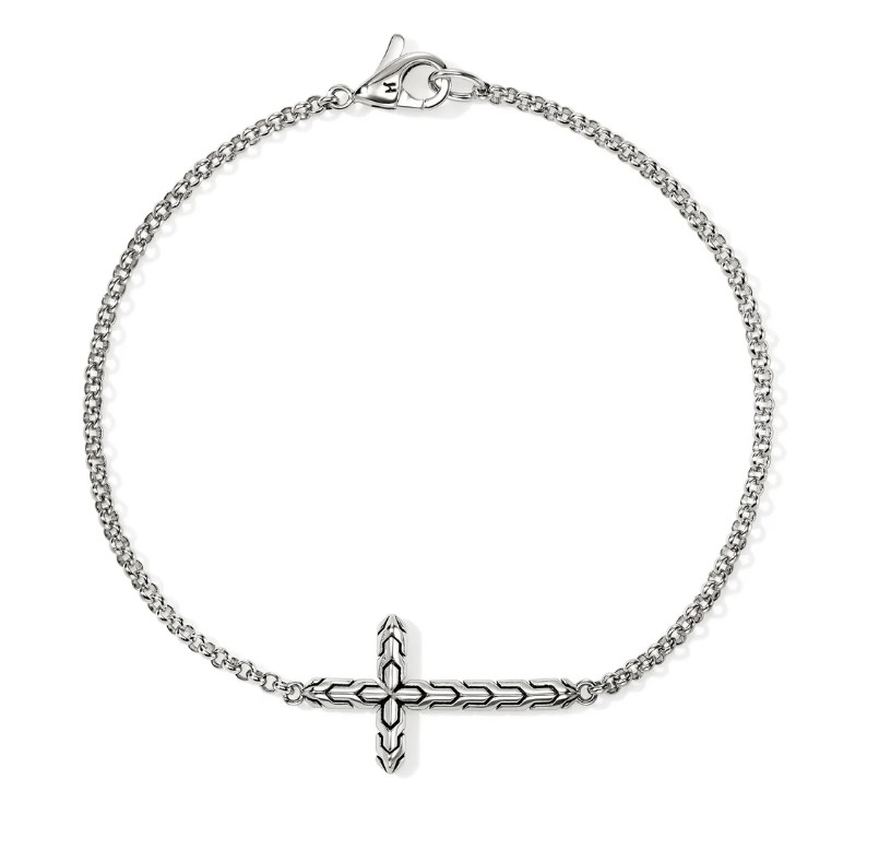 John Hardy Spiritual Silver Sterling Silver Sideways Cross