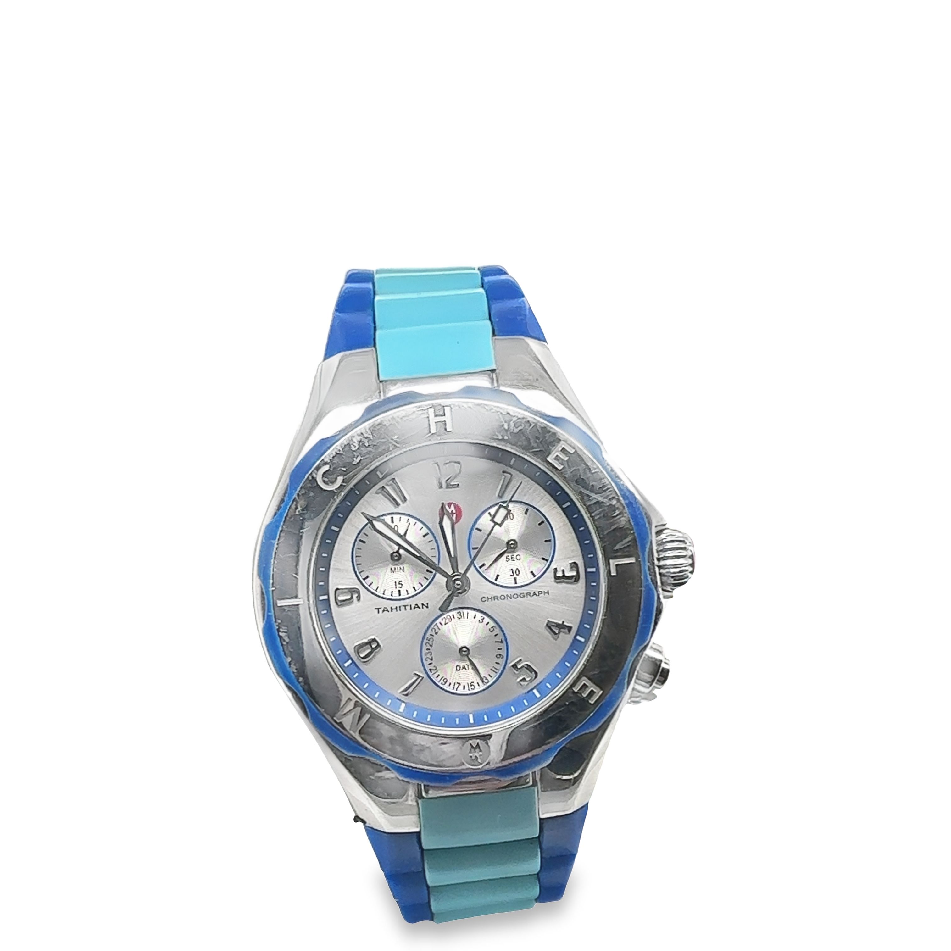 Michele Blue Chronograph Men\'s Watch 194052460737_0.JPG main image 2