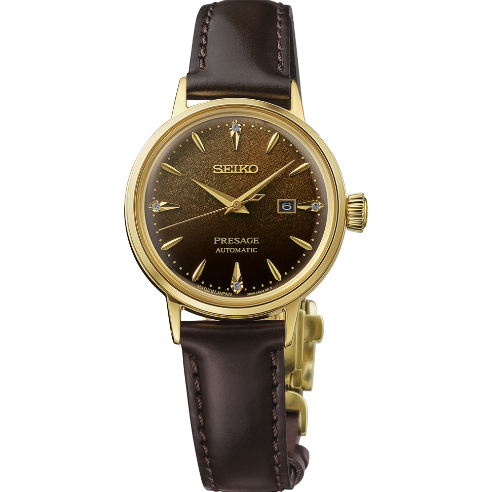 Seiko Presage Cocktail Time Jamaican Coffee Diamond Dial Aut