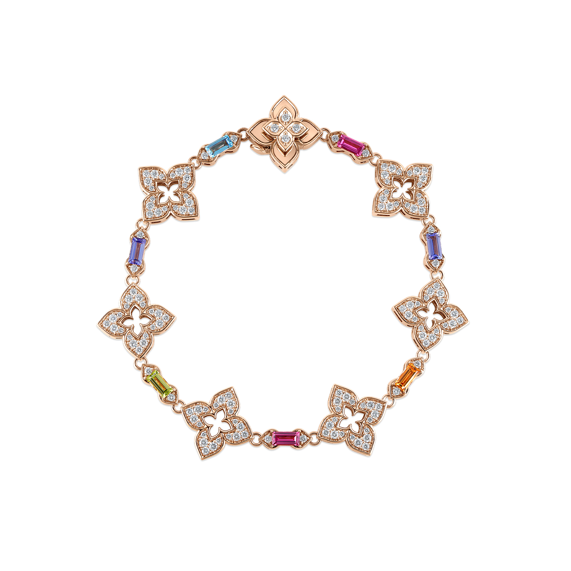 Roberto Coin Colored Stone Bracelet 100751 18KR Northbrook