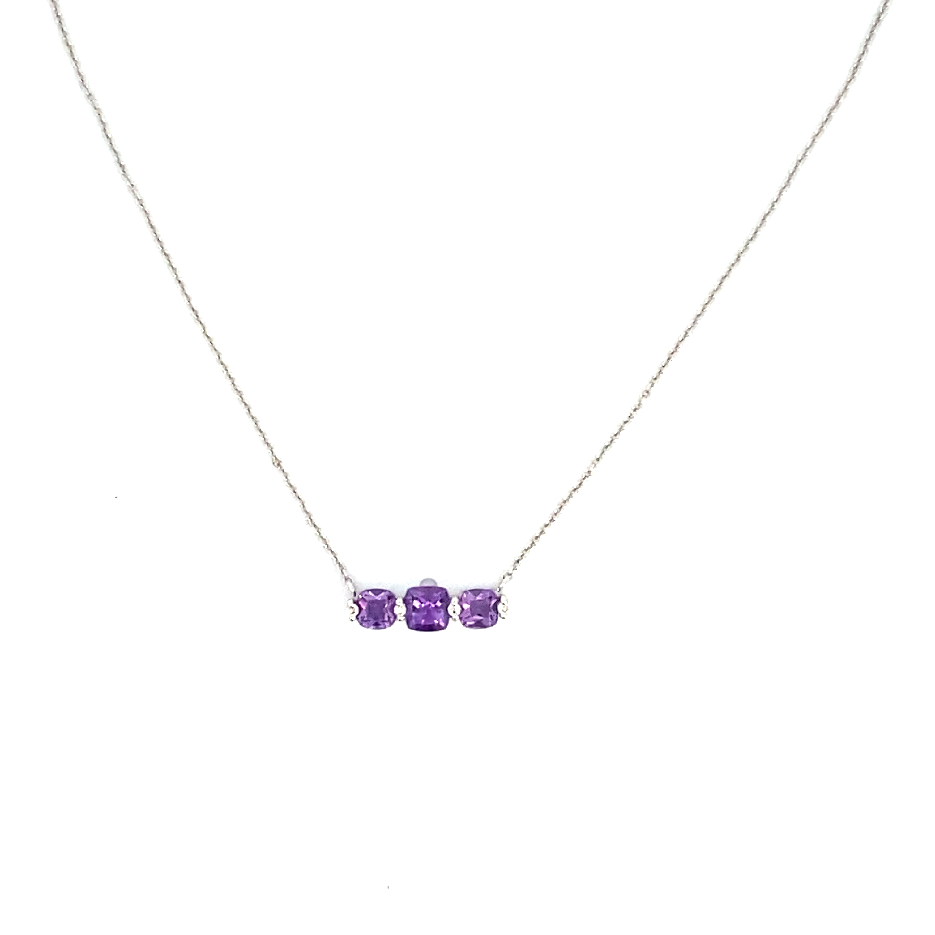 Colored Stone Necklace 00123500146 14KW Hampstead Shipley's Fine Jewelry Hampstead, MD