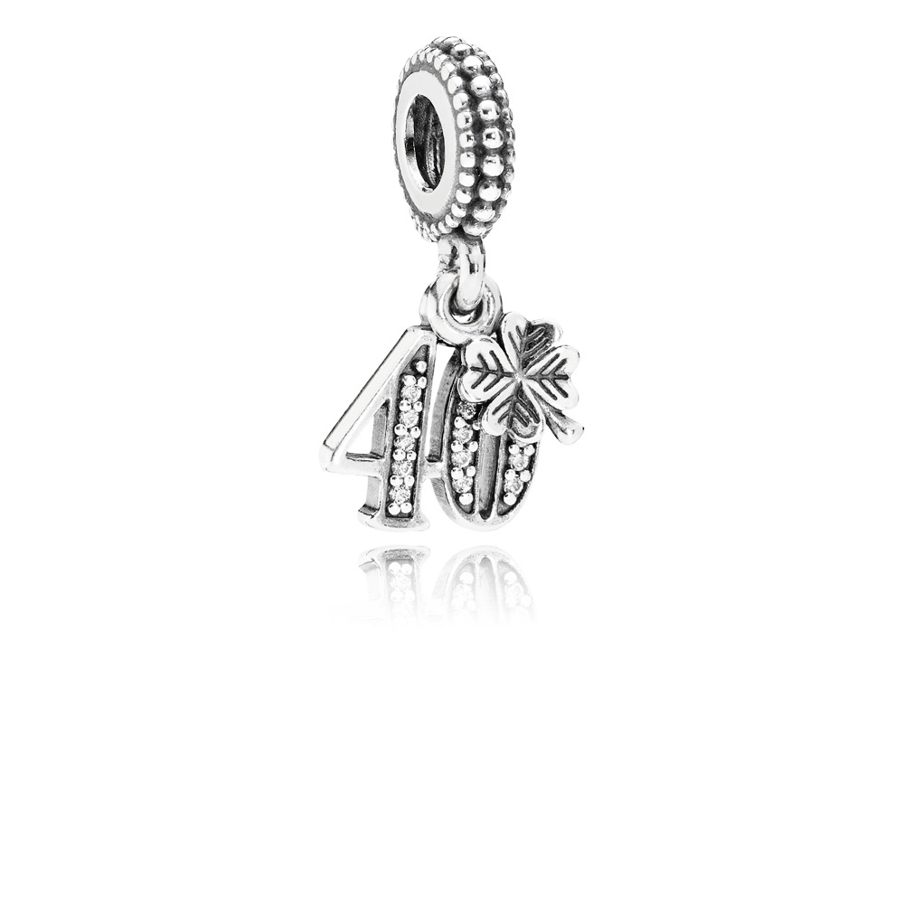 Pandora 40th Birthday Celebration Dangle Charm 001-950-02985