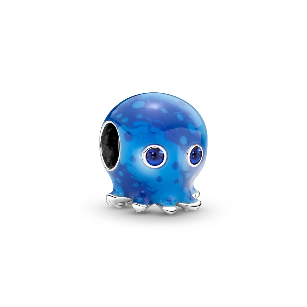 Pandora Ocean Bubbles & Waves Octopus Charm 001-950-13896