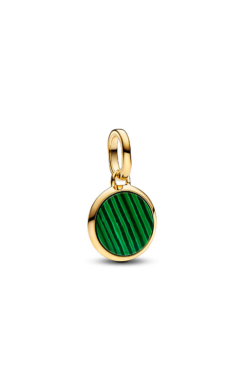 Pandora Green Engravable Mini Medallion Charm 001-950-17202