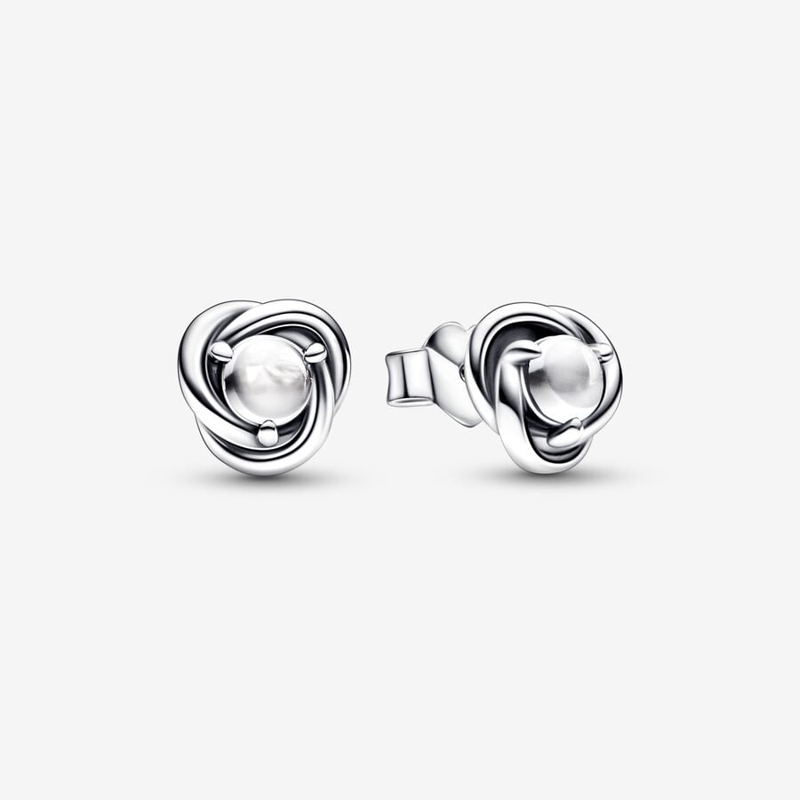 アトテン Sale Uk Pandora Birthstone Earrings PANDORA April Birthstone