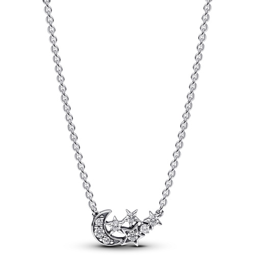 Pandora Sparkling Moon & Star Collier Necklace 001-954-01808