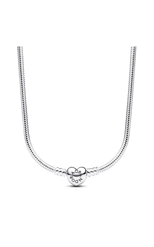 Pandoraネックレス Pandora Pandora Moments Heart Clasp Snake Chain Necklace | Nick T
