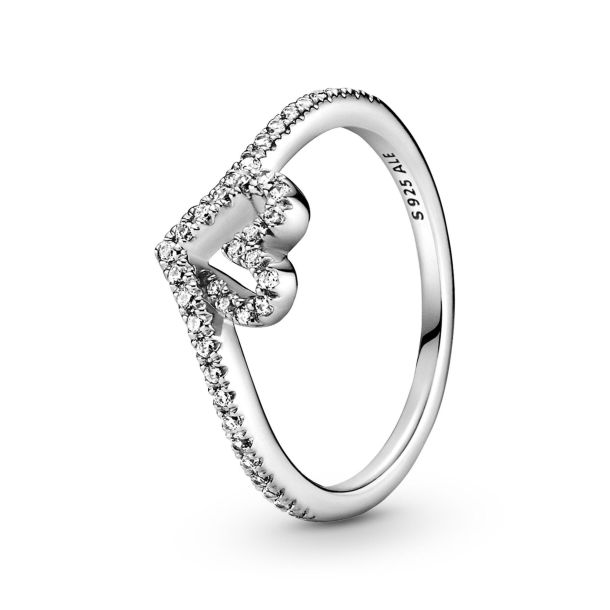 Forever 5925 Ale 52 Ring Halo Sparkling Hearts Forever Pandora