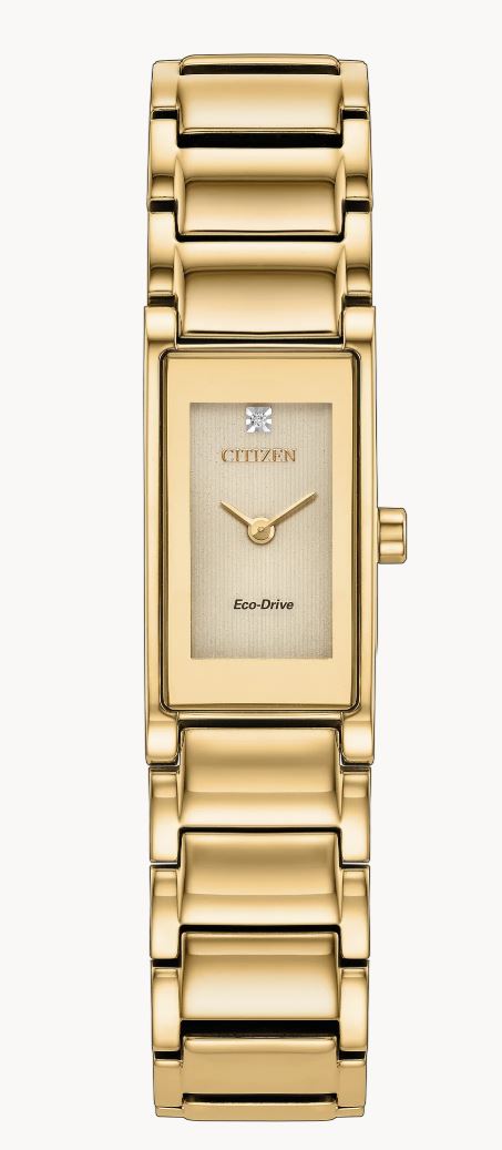 citizen ladies dress watch Eco-Drive Axiom 14.4mm Women's EG7052-59P gs b Perfectly Warm