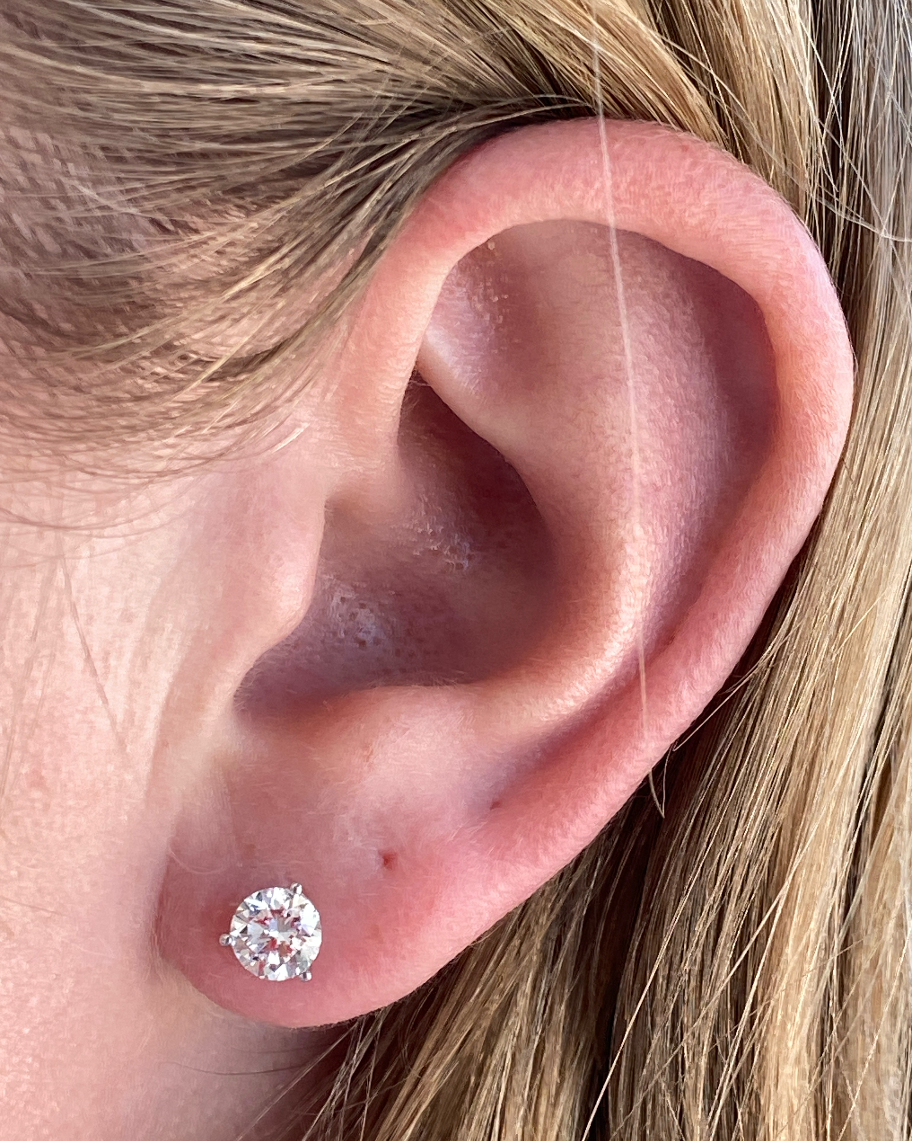Lab Grown Diamond Stud Earrings 1.53ctw | SVS Fine Jewelry