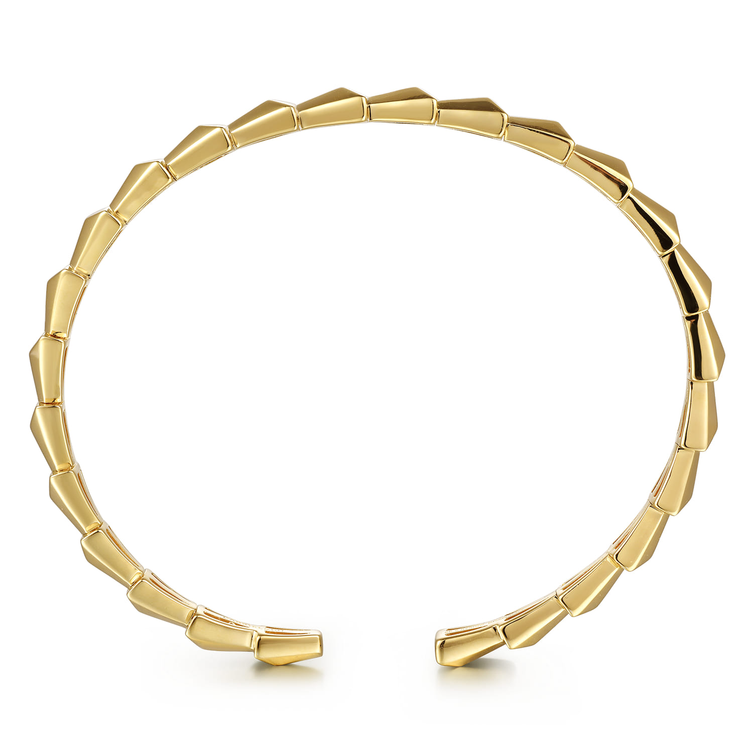 BG4606-6Y4JJJ-Gabriel & Co.-Contemporary Yellow Gold Open Bangle