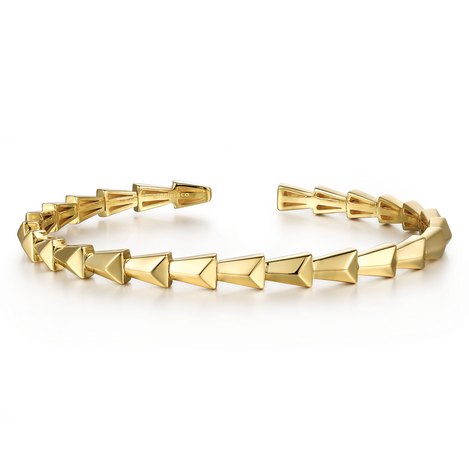 BG4606-6Y4JJJ-Gabriel & Co.-Contemporary Yellow Gold Open Bangle