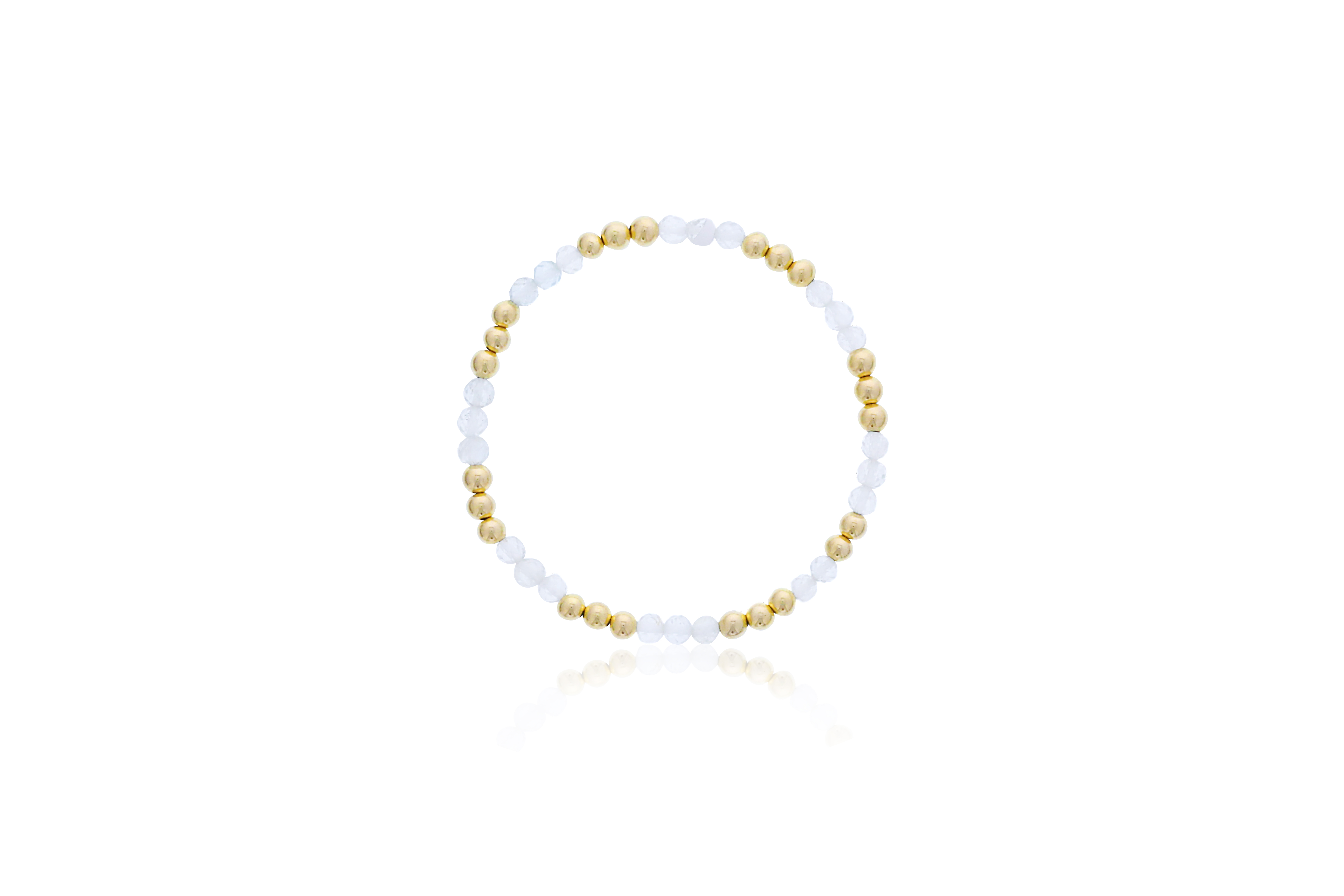 DBJ-BRC-1025/WT-Dee Berkley-White Topaz Gold Filled Bead