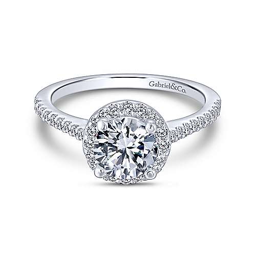 Er6419w44jj Gabriel Co Carly 14k White Gold Engagement Ring Svs Fine Jewelry