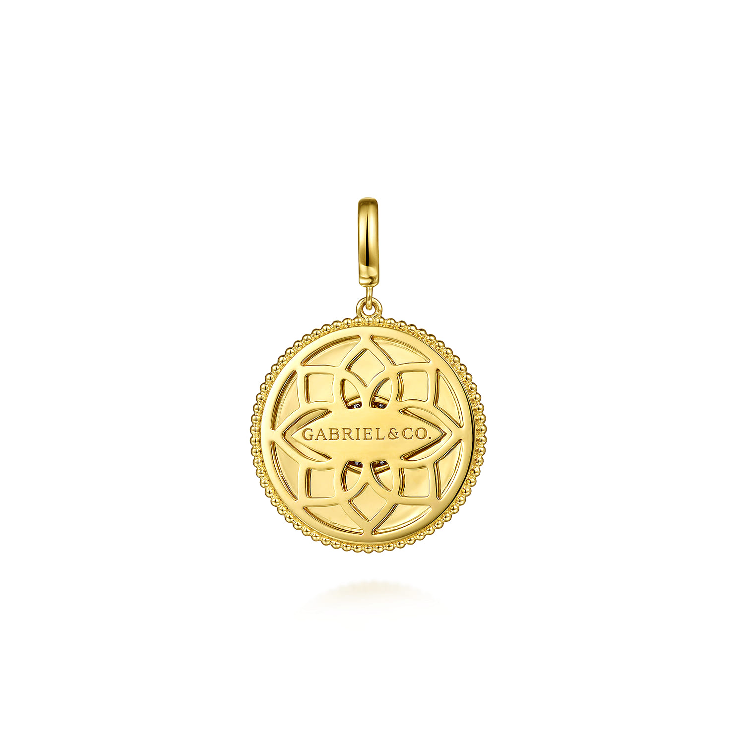 アクセサリー bal original CULT MEDAL PENDANT Sardegna Gold Cornicello and Diamante Madonna Necklace | Bella