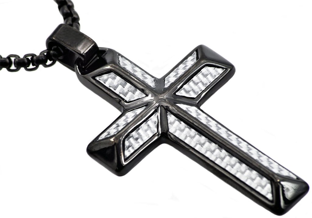 black stainless steel men's jewelry