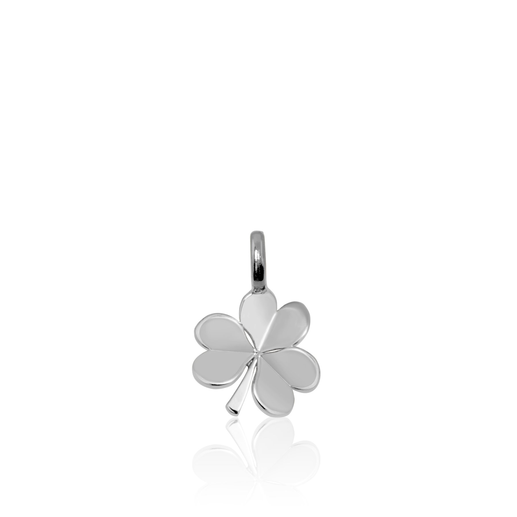 Alex Woo Women's Mini x Sterling Silver Shamrock Necklace