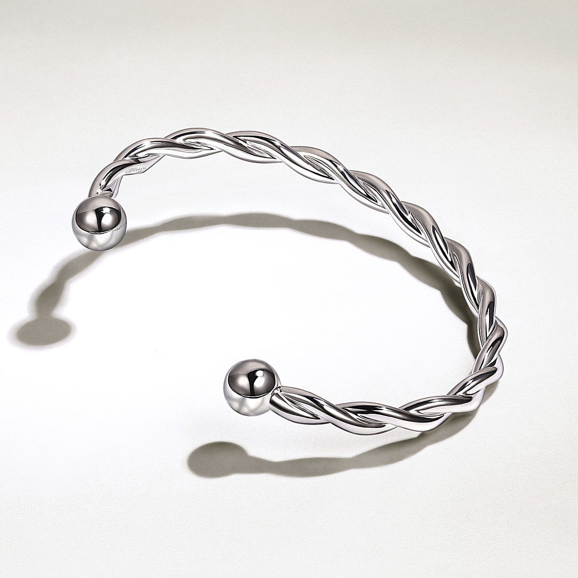 BG4609-62SVJJJ-Gabriel Make-A-Wish Hampton Sterling Silver Twisted