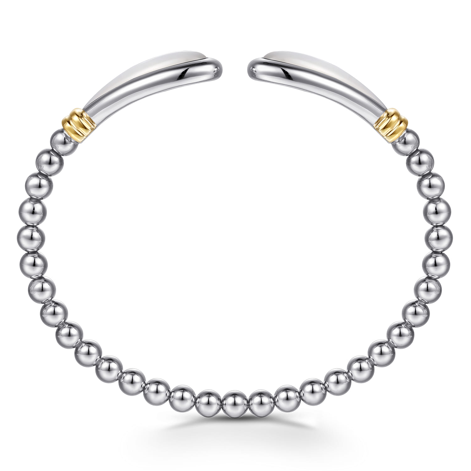 BG5214-6MZJWM-Gabriel & Co.-Bujukan Yellow Gold & Silver Bangle