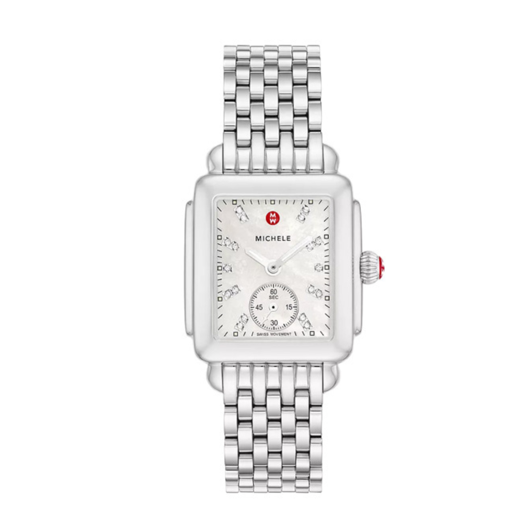 MWW06V000002-Michele Watch-Deco Mid Diamond Dial Watch-SVS  display picture 3