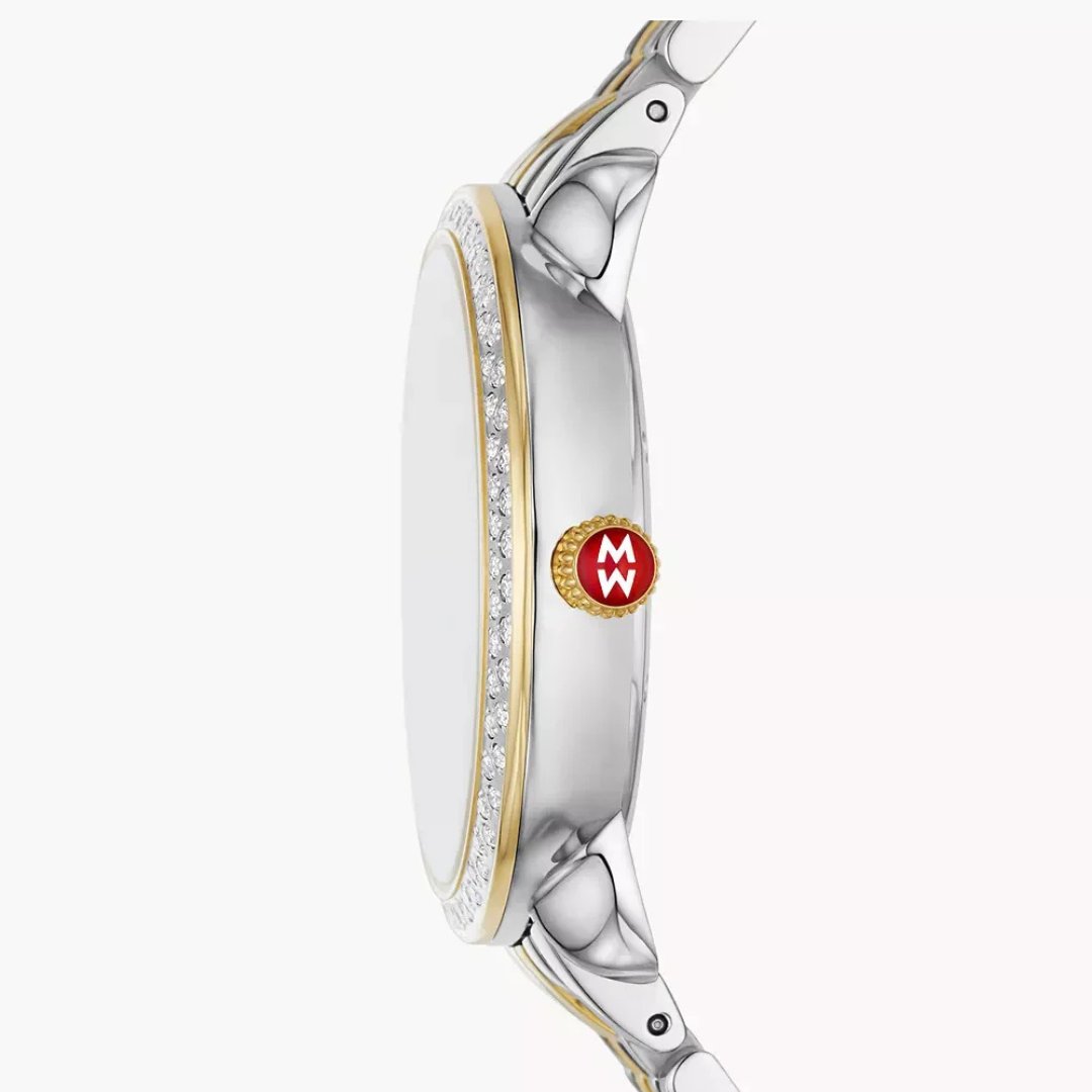 MWW21B000138-Michele Watch-Serein Mid Two-Tone Diamond Watch  display picture 1