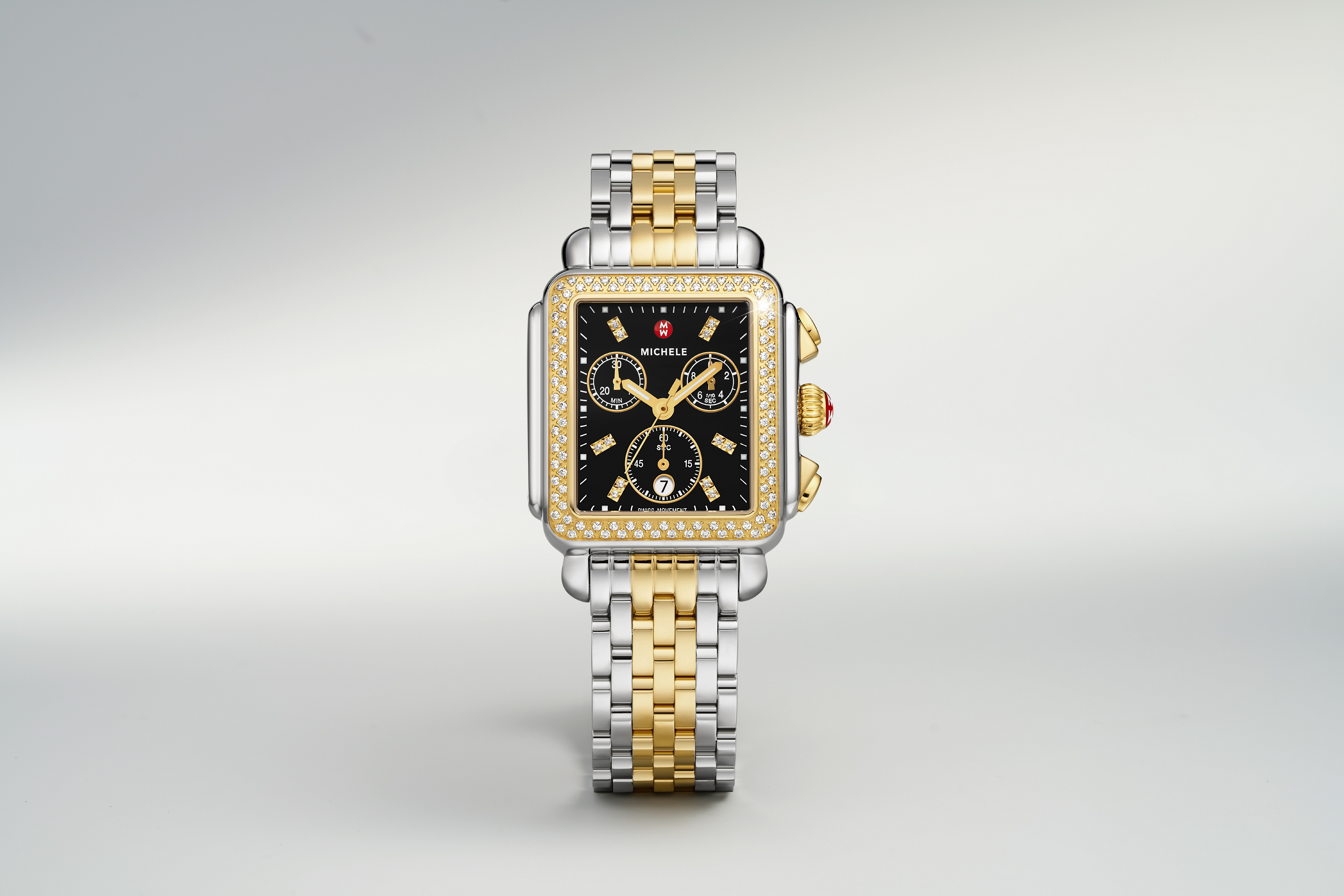 michele women's deco diamond watch