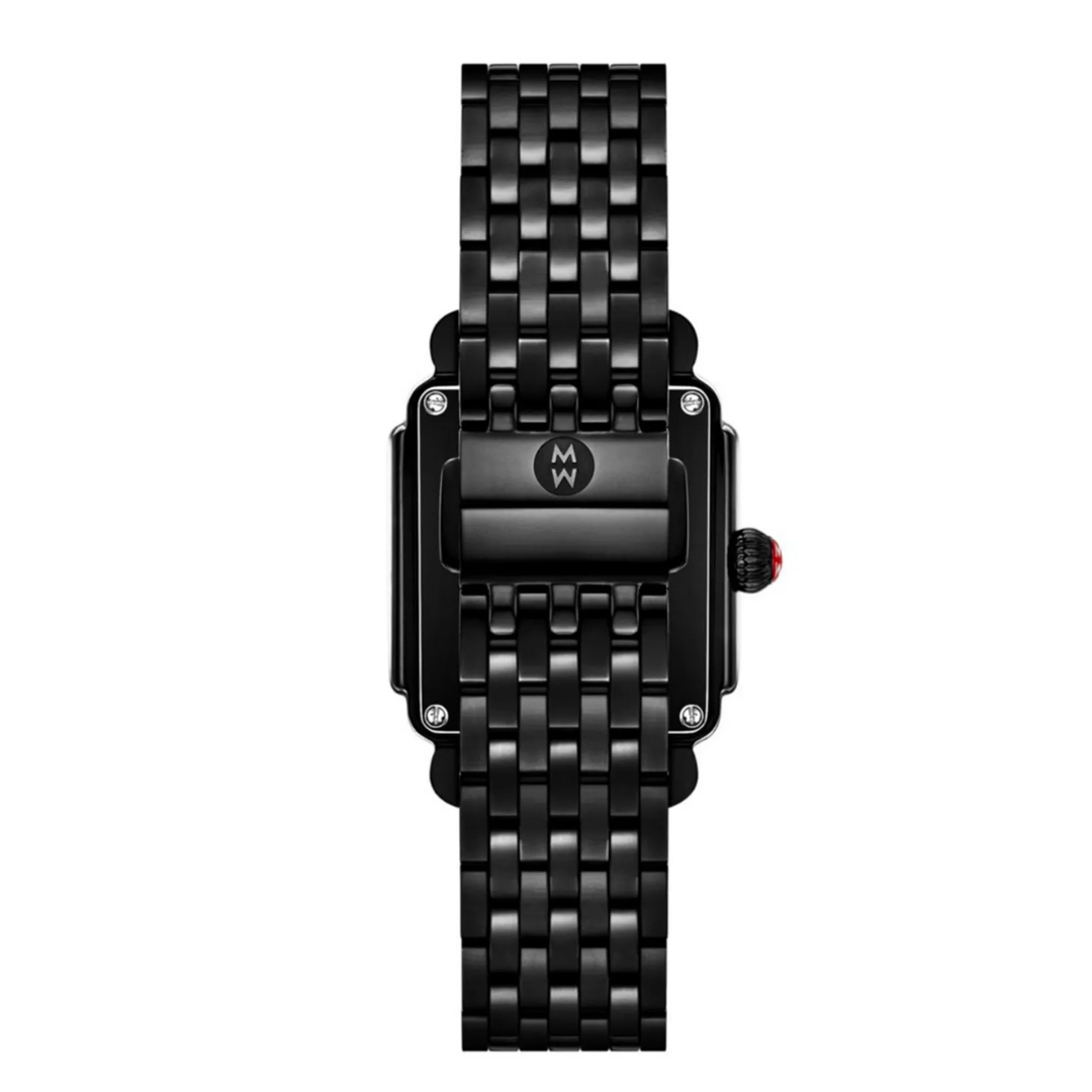 MWW06G000042-Michele Watch-Deco Madison Mid Noir Diamond Watch-SVS