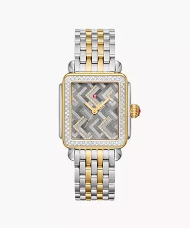 Michele Gold Watch with Pearl and diamonds Floral Design
Needs a band Michele Coquette Rose Gold Diamond Women main image 3