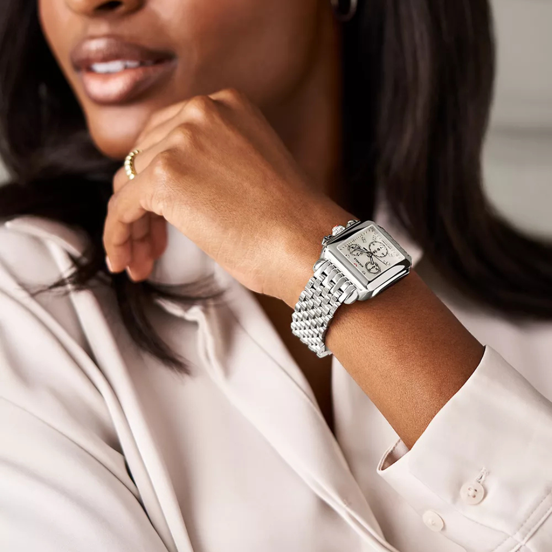 MWW06A000778-Michele Watch-Deco Stainless Diamond Watch-SVS  display picture 3