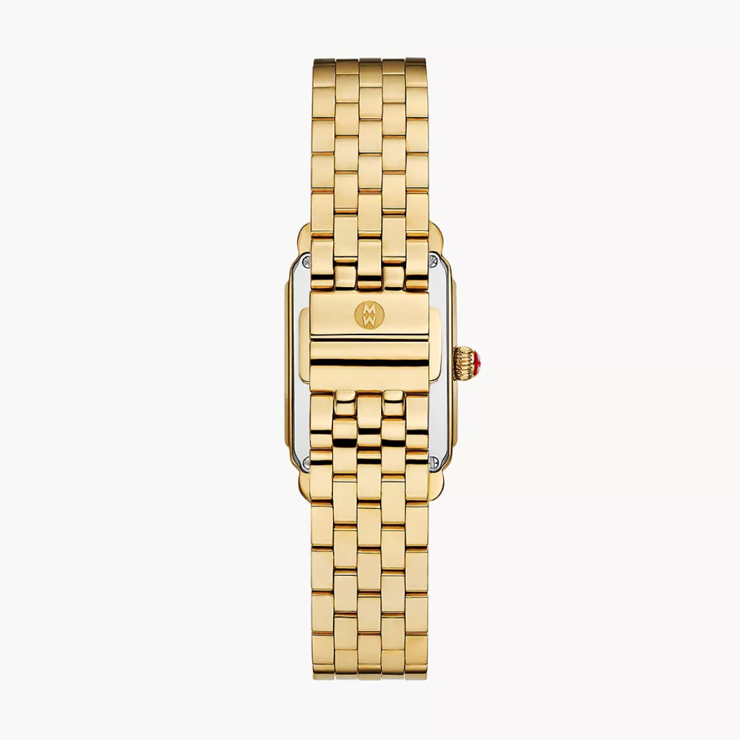 Michele Gold and Cream Watch Luxury Gold Watches For Women - MICHELE® main image 3