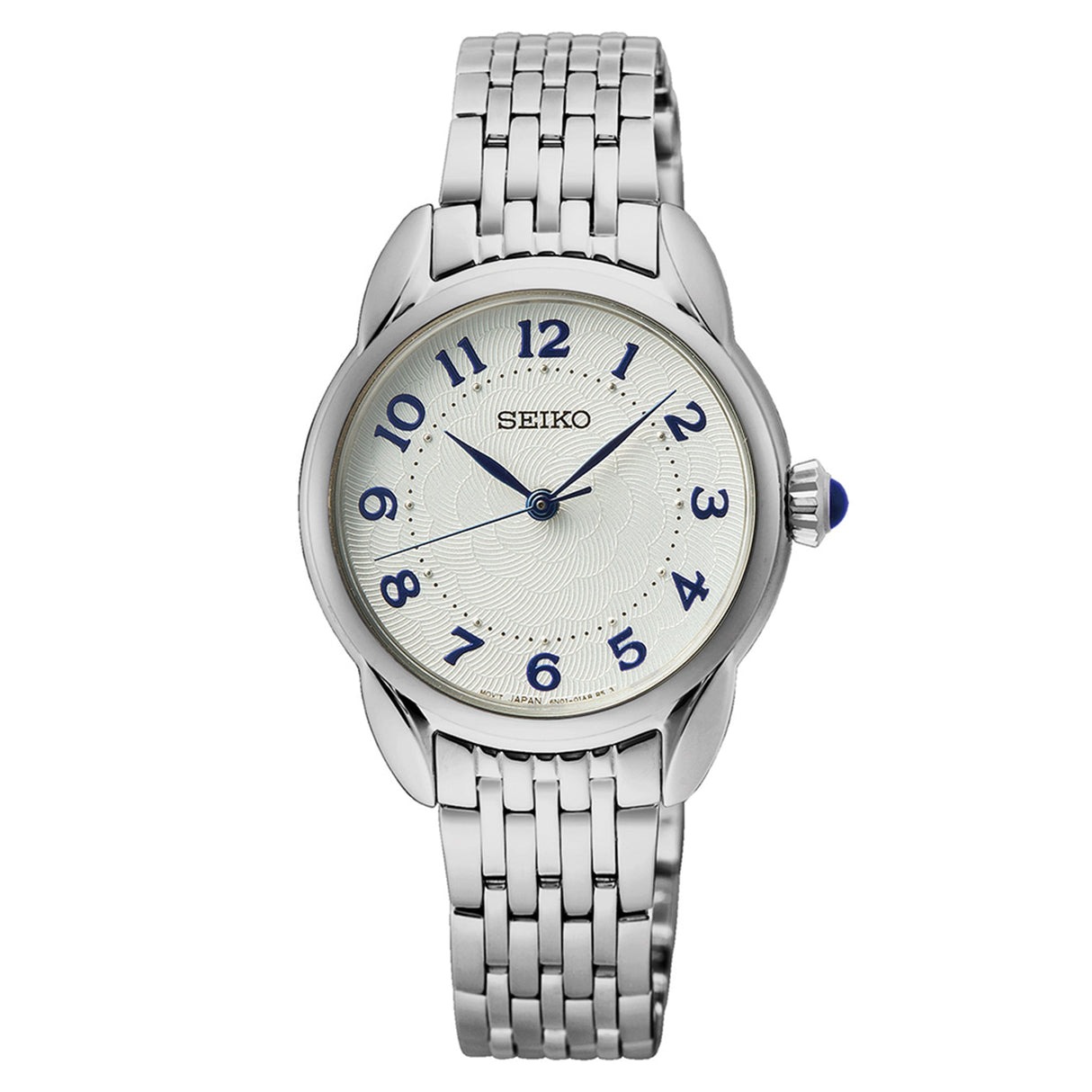 SEIKO Essentials Lady Watch, White Dial with Blue Numbering display picture 1
