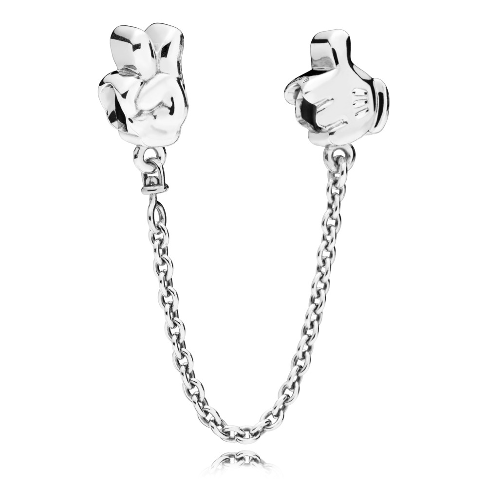 PANDORA PANDORA 797172-05 DISNEY MICKEY GLOVES SAFETY CHAIN