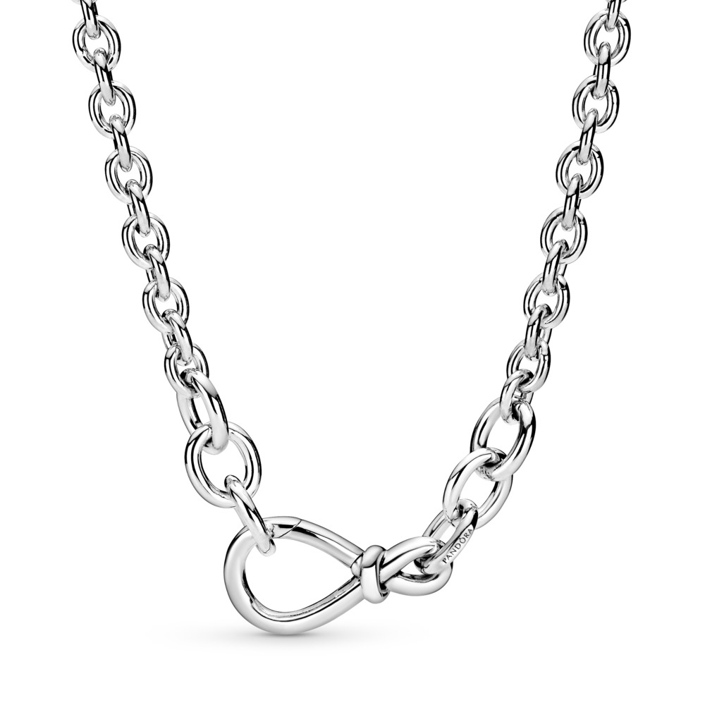 PANDORA 398902C00-50 CHUNKY INFINITY KNOT NECKLACE SIZE