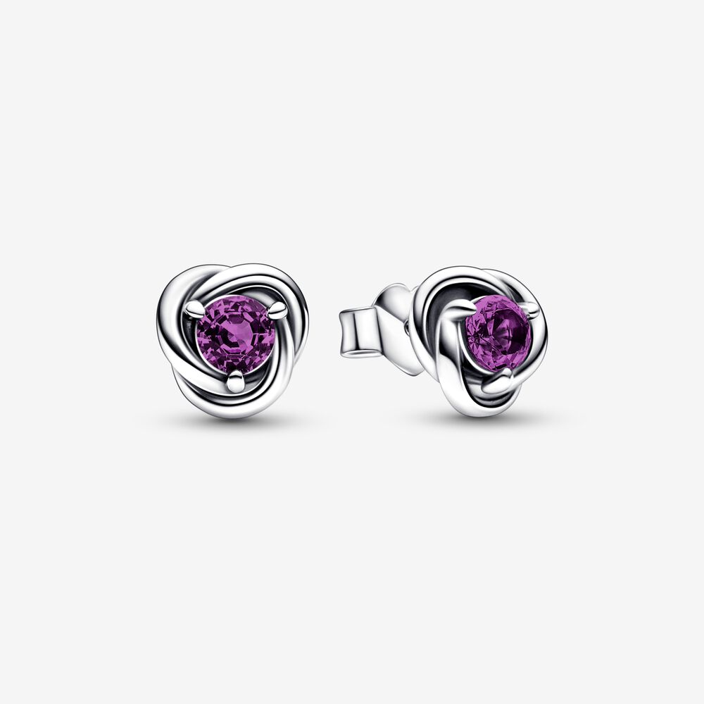 PANDORA 292334C02 Sterling Silver Stud Earrings With Sweet G