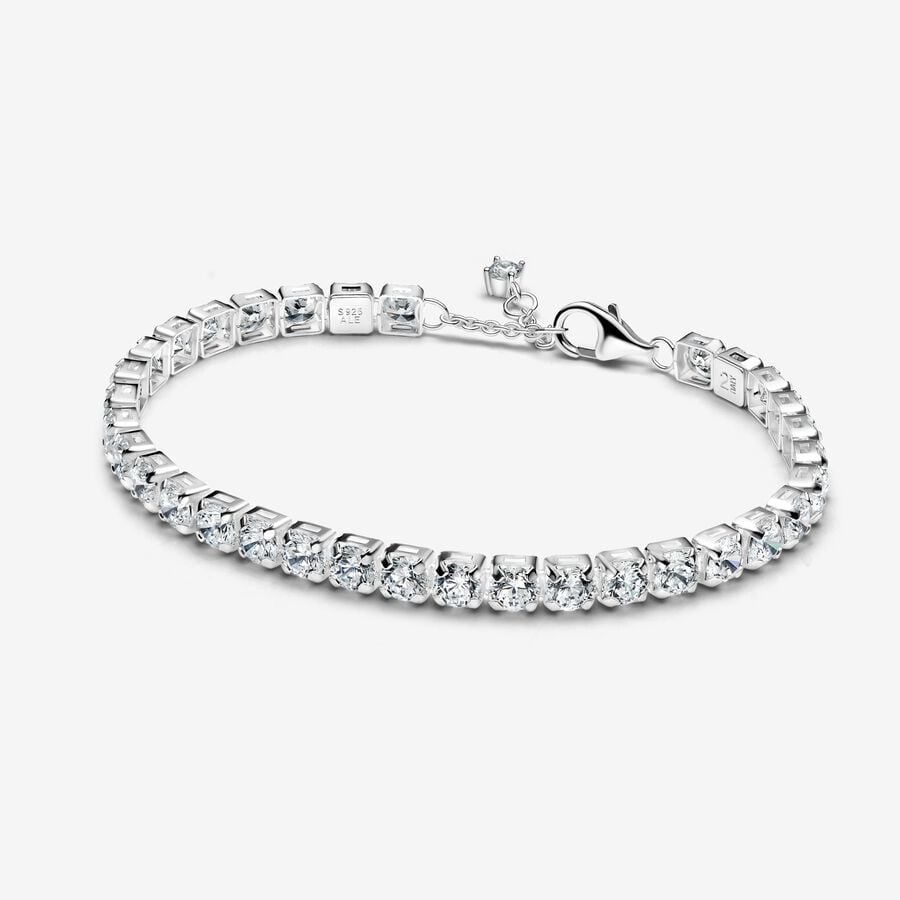PANDORA PANDORA 593539C01-18 Sparkling Bold Tennis Bracelet