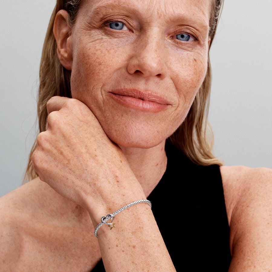 PANDORA 763513C00 Lucky Star & Heart Charm 001-901-44233 | Taylors