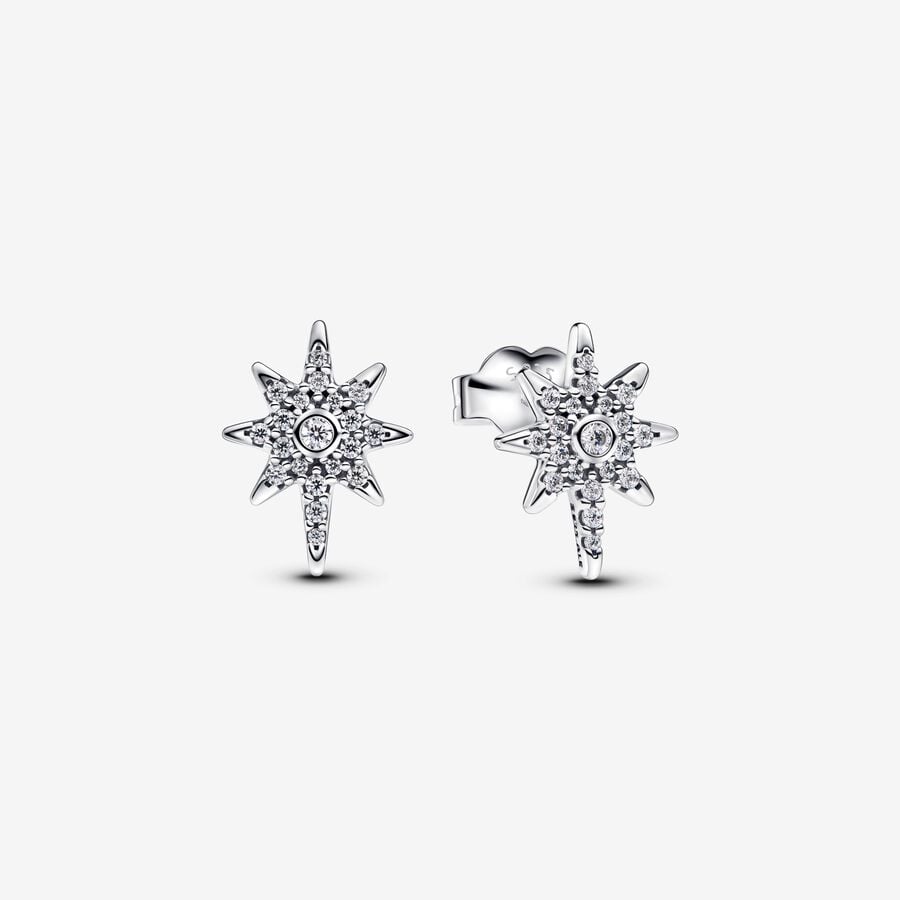 PANDORA ゴールドストーンピアス 約1cm PANDORA ゴールドストーンピアス 約1cm PANDORA ゴールド