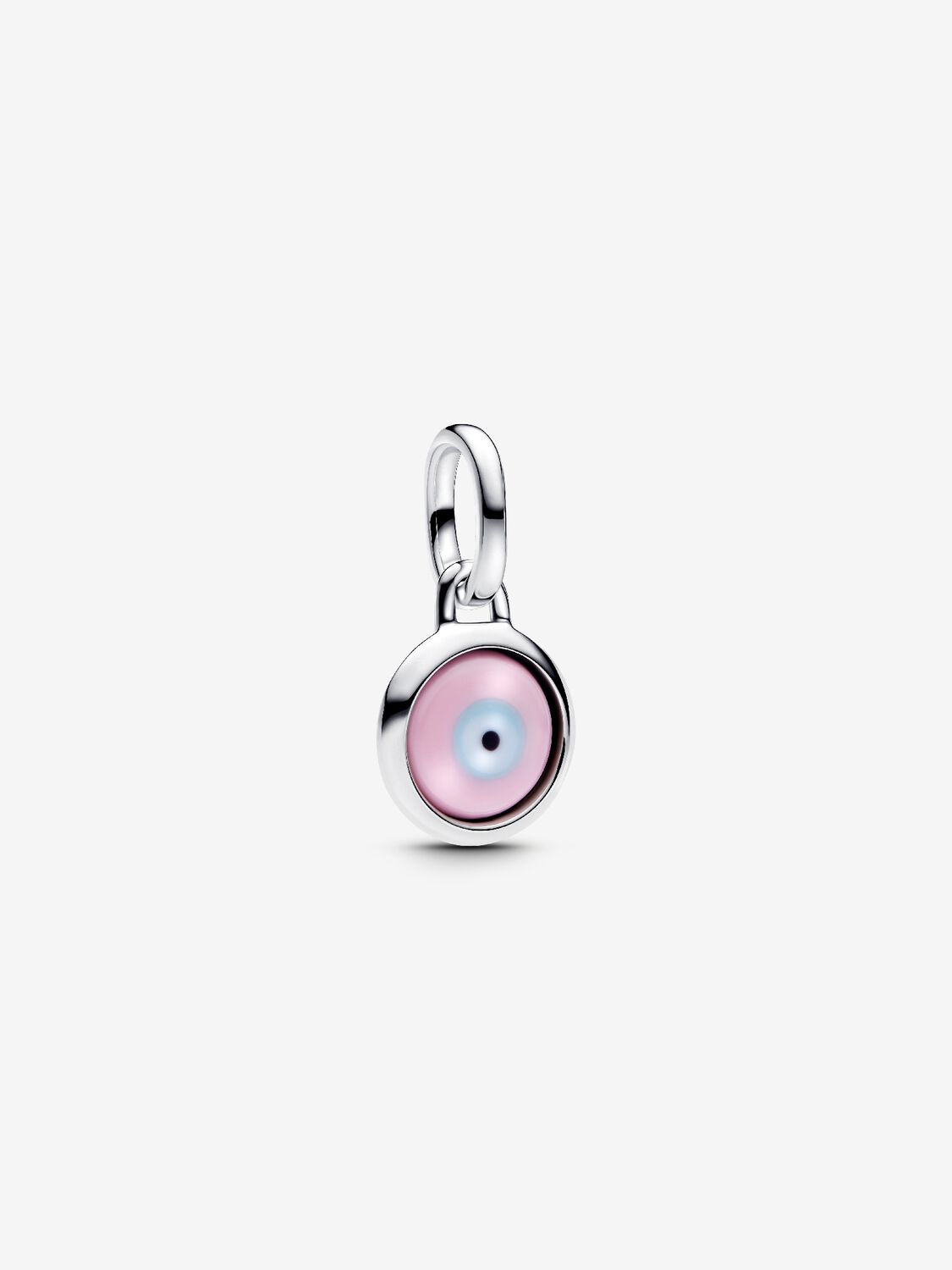 PANDORA 793693C00 Engravable Evil Eye Murano Glass Mini Dangle Charm